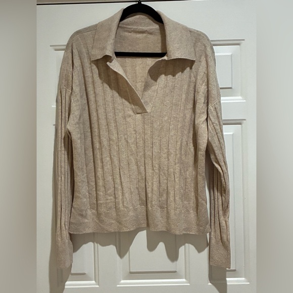 Ralph Lauren cashmere Beige Sweater - Picture 1 of 5